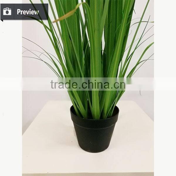 92 / 125 / 150 cm Artificial Grass Synthetic Potted Onion Grass with Jingle Flowers Fake Grass Pots Plant