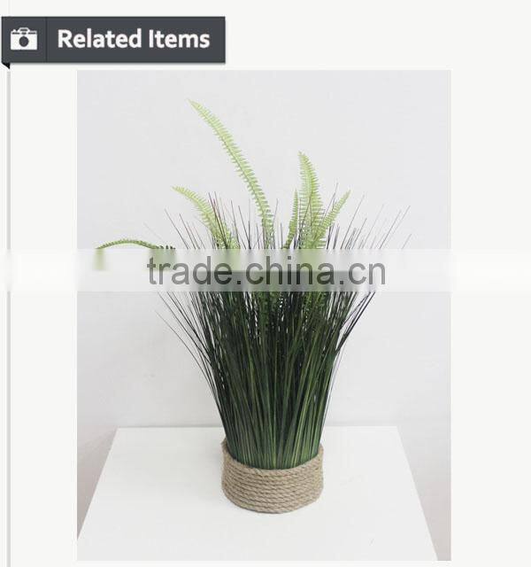Single bush for pot manual grass artificial grass plants onion grass spray for decor