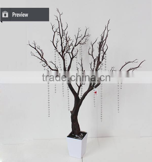Self-manufacture artificial white dry plant branchs without leaves decoration