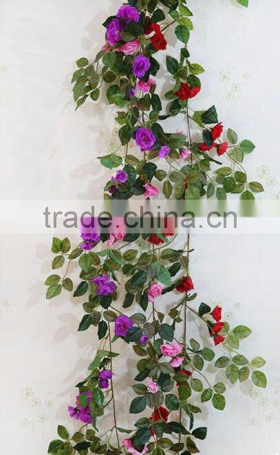 artificial small rose flower garland