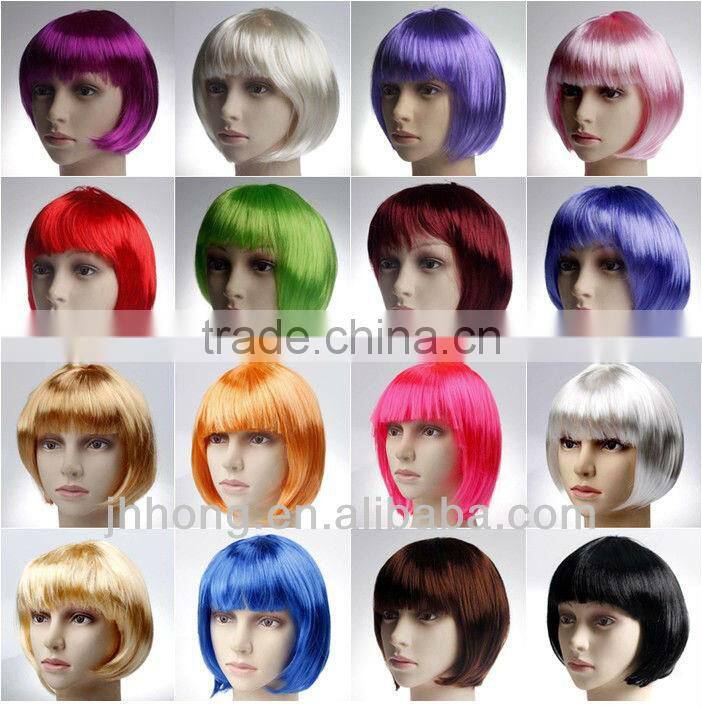 Festival/ Party girls' BOBO colorful wigs