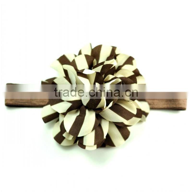 handmade fabric flower headband for kids hair accessories