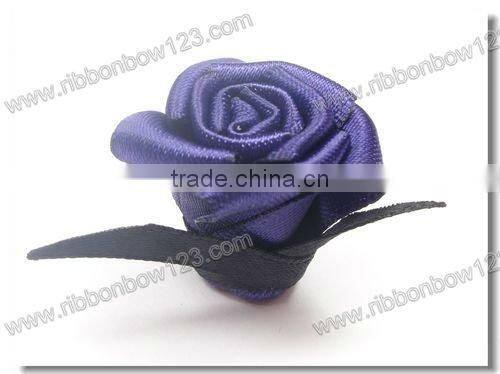 pure handmade Stretch satin ribbon flowers design
