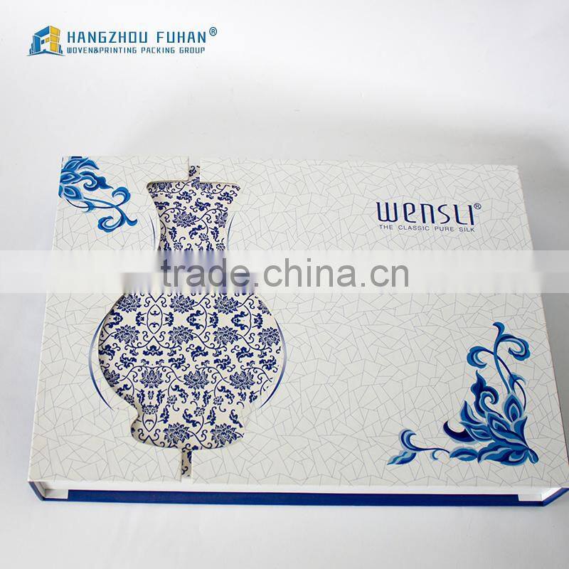 Square Paper Box with Special Shape Front Cover
