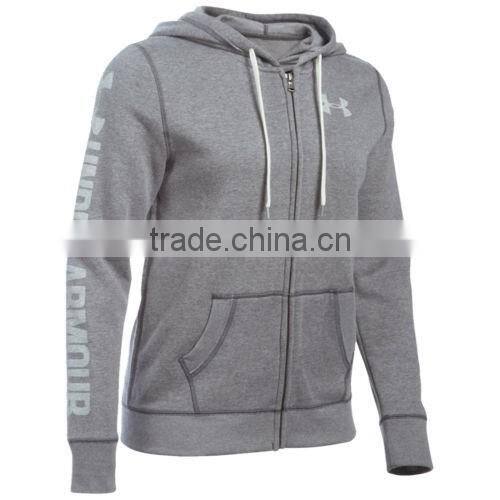 Custom women hoodie ladies fleece top