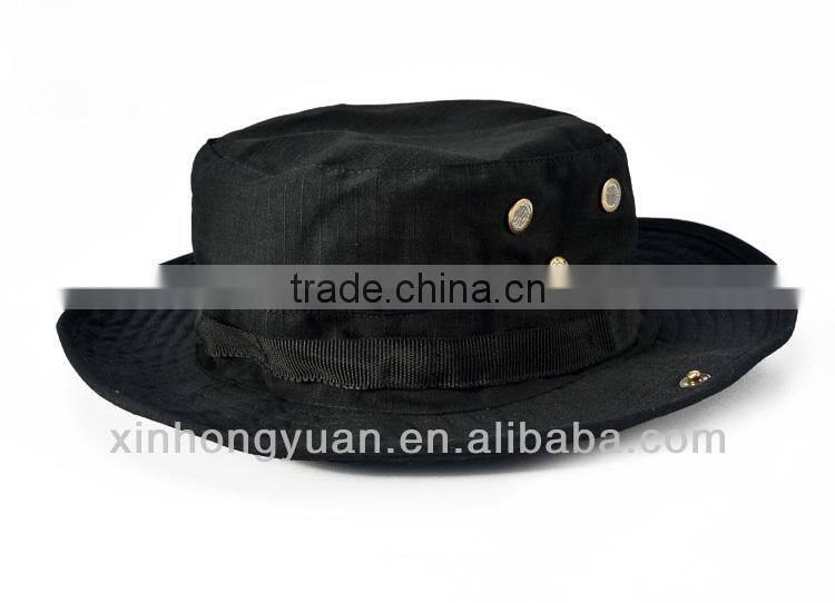 Custom camouflage bucket Wide-brimmed fedora hat fisherman cap