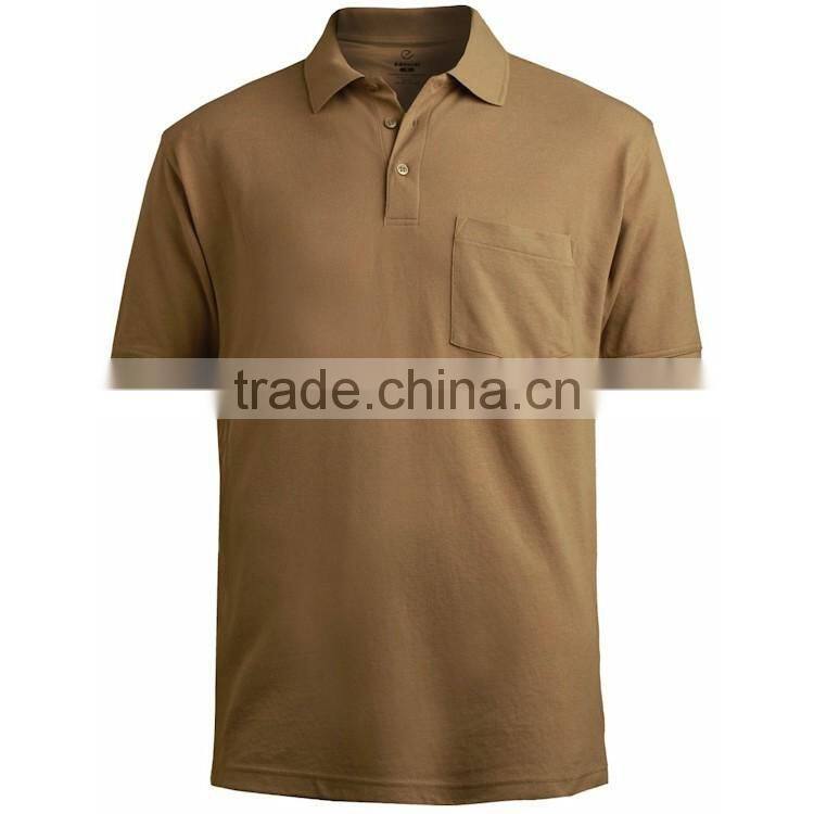 Summer Short Sleeve Green Color Man Polo Shirt