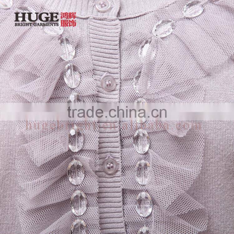 Casual Wearing Long Sleeve Beautiful Cardigan Sweaters