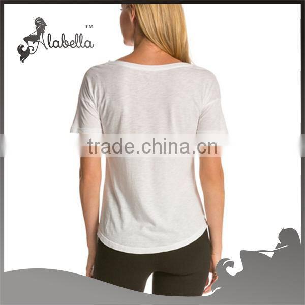 Wholesale100% Cotton Women High Quality T-shirt