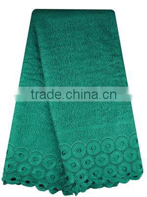 Bestwaytex CP0072 In Green Color Guipure Embroidery Lace Fabric For Wedding