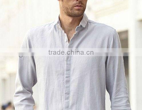 Casual Cotton and linen pants for man
