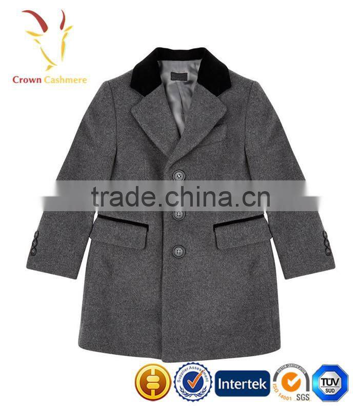 Warm Kids Winter Woolen Cashmere Coat for Winter