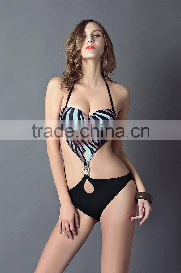 Stylish Sexy Cheap Women's One Piece Bikini Beach Swimwear Swimsuit SV014831