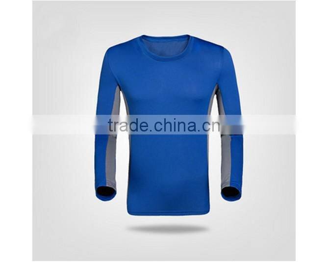 OEM Custom Ladies Sports Elastic Long Sleeve T Shirt 2016