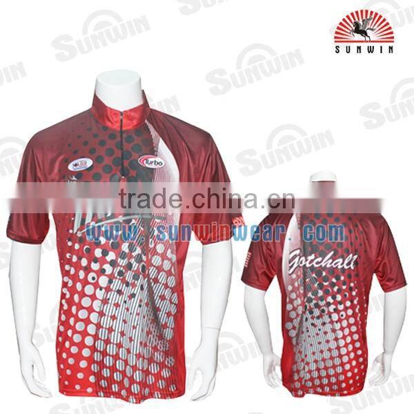 New custom made 100% Polyester Sublimation darts shirts
