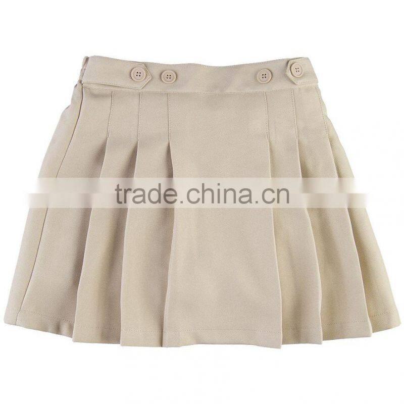 2017 Best seller top quality 100% cotton school uniform wholesale