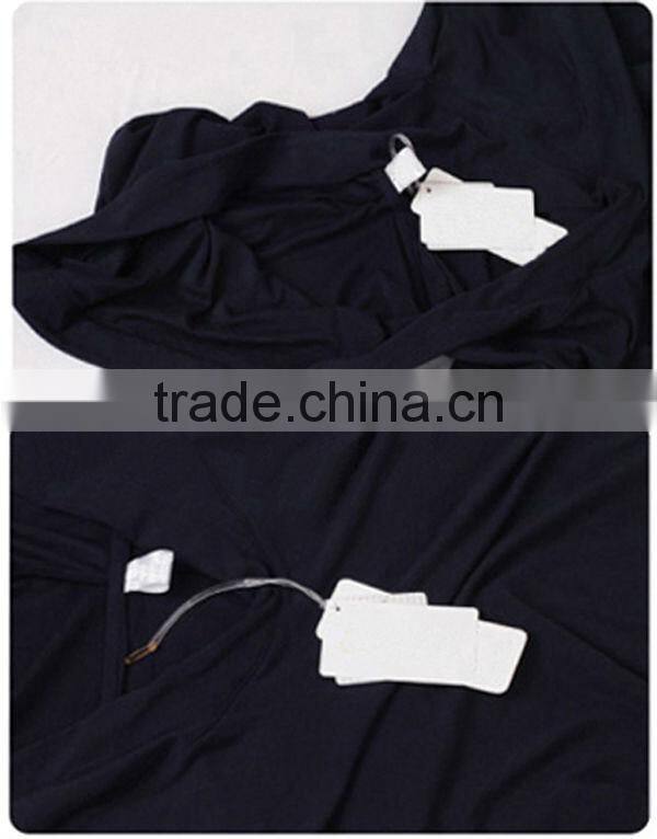 OEM fashion blank heavy bamboo hoodie t shirt / 95% bamboo 5% spandex blank t shirt T13333