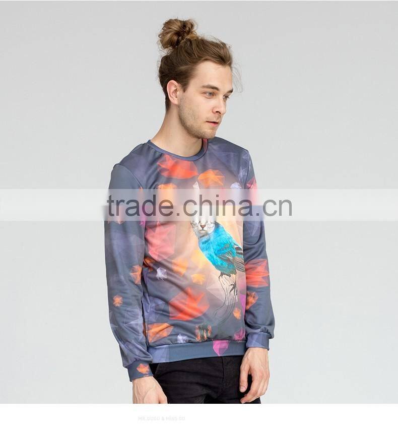 Men and women Unisex 3D long sleeve winter hip hop sweatshirt