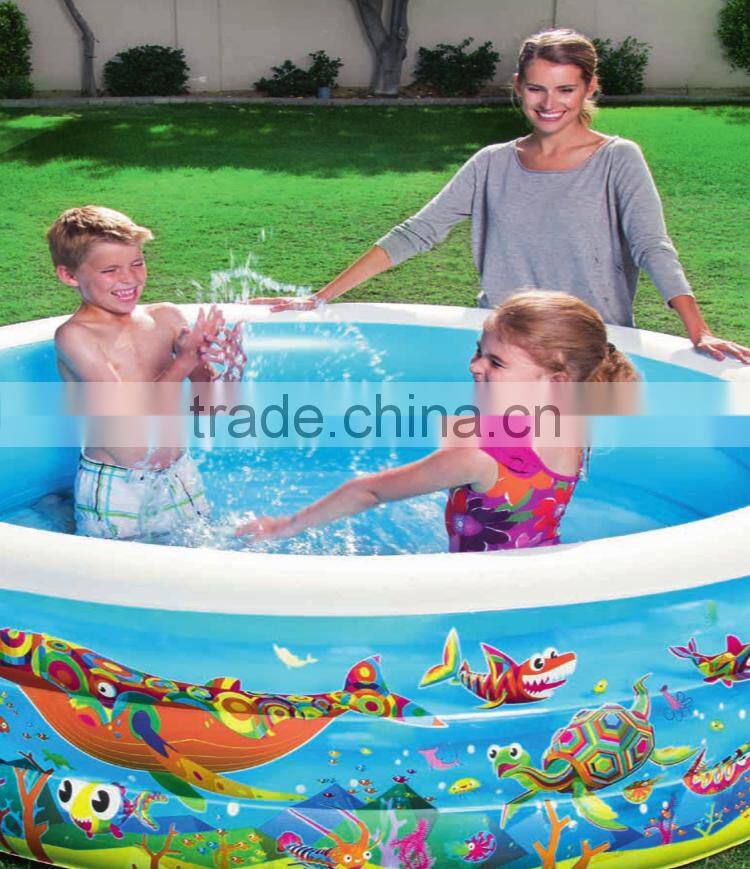 Bestway 2.29 m x H56cm three-ring crystal pools