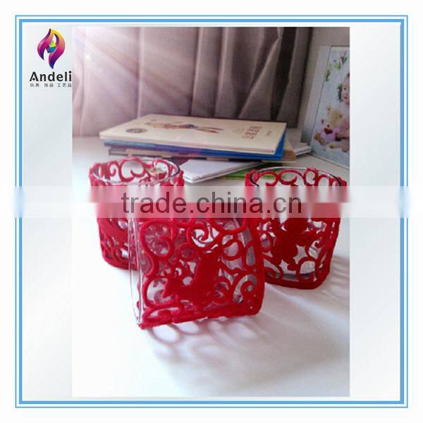 wholesale round christmas shape candlestick holder