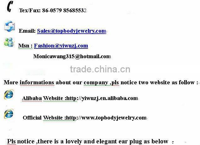 Double flare hematite classic ear plug organic body jewelry, stone flesh tunnel/(ear expander) body Piercing jewelry