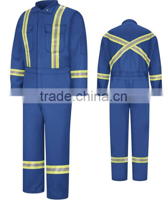 2016 Blue Acid Resistant Anti Fire Coverall Workwear