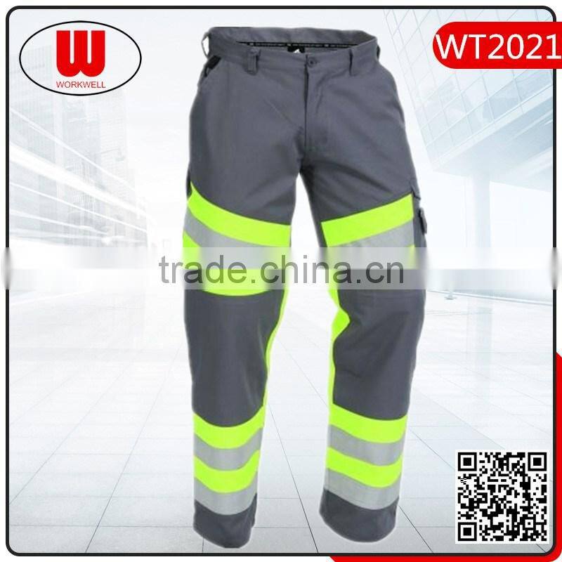 reflective men workwear pants