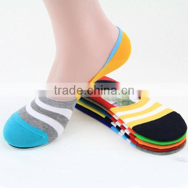 fancy cotton men boat socks