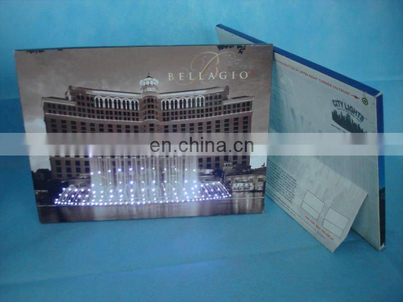 Newly Design Custom LED Lighting Up Paper Photo Frame of Beautiful city pictures