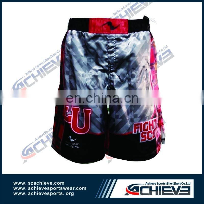2017 New Style High Quality MMA Short,Full sublimation Ployester Kick Boxing short