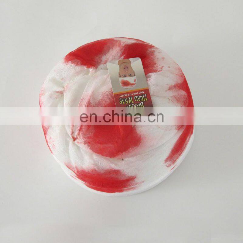 Hot sale halloween Adult Bandage hat terror bloodstain hat