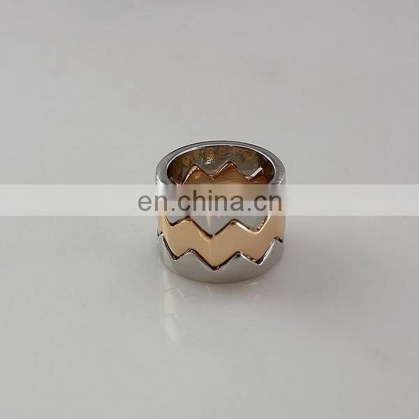 Personalized Assembly Serration Stack Ring