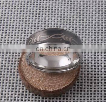 Hot Sale GODBEAD Shiny Black Men's Ring Tungsten Carbide Wedding Ring Men women Stainless steel triangle mark rings