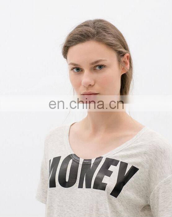 Hot Sale Fashion 100% Cotton Cheap Custom Money Printing T Shirt Wholesale China