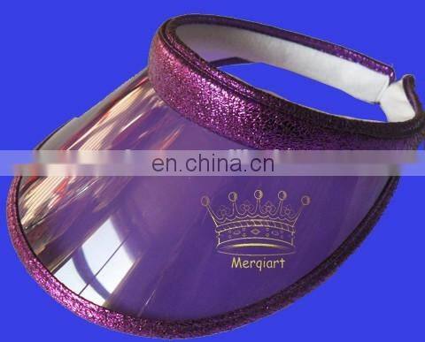 Wholesale Custom Exterior Plastic Sun Visor Cap