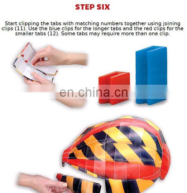 Wholesale kids Hot-air balloon paper 3D jigsaw puzzle