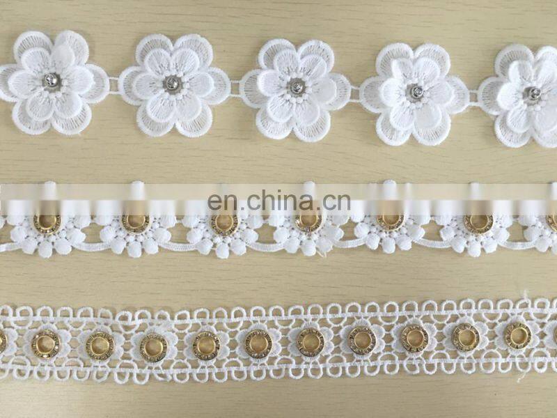 new design eyelet lace trim for decoration
