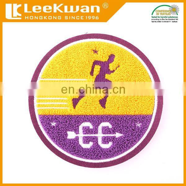 Custom chenille embroidery patch for shoes