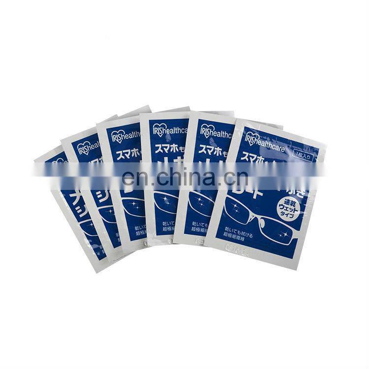 promotional logo tailor make wet wipe embossed picture