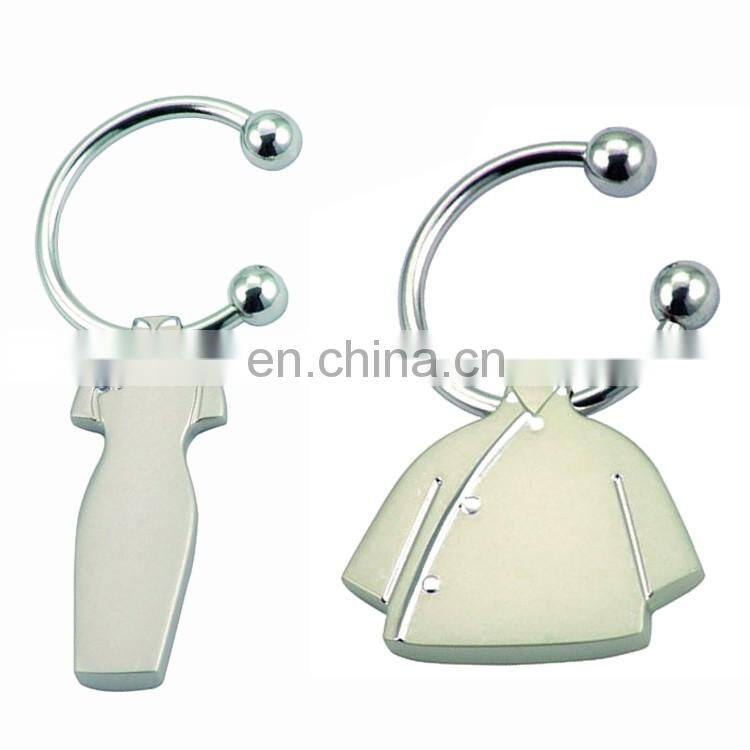 Souvenirs promotional zinc alloy silver color custom metal bottle opener keychain