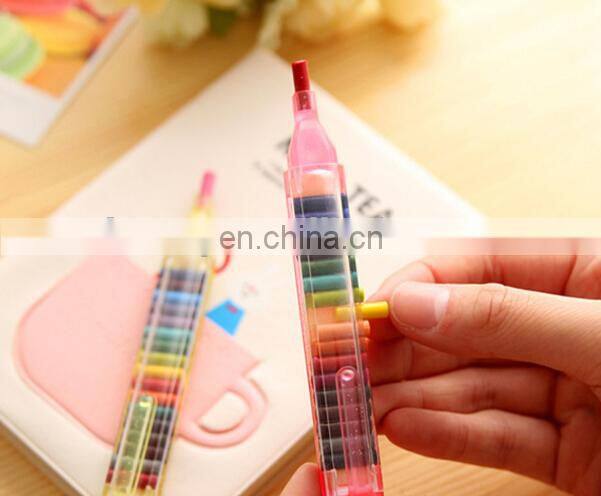 multi- crayon crayon pen 20 colors crystal pen