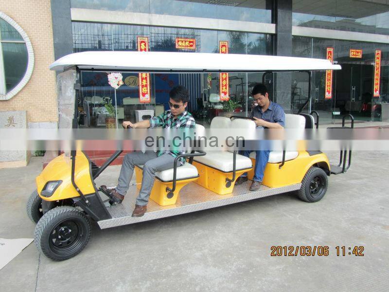 Electric 8 passenger golf cart for sale | Sightseeing car | for Southeastern Asia market