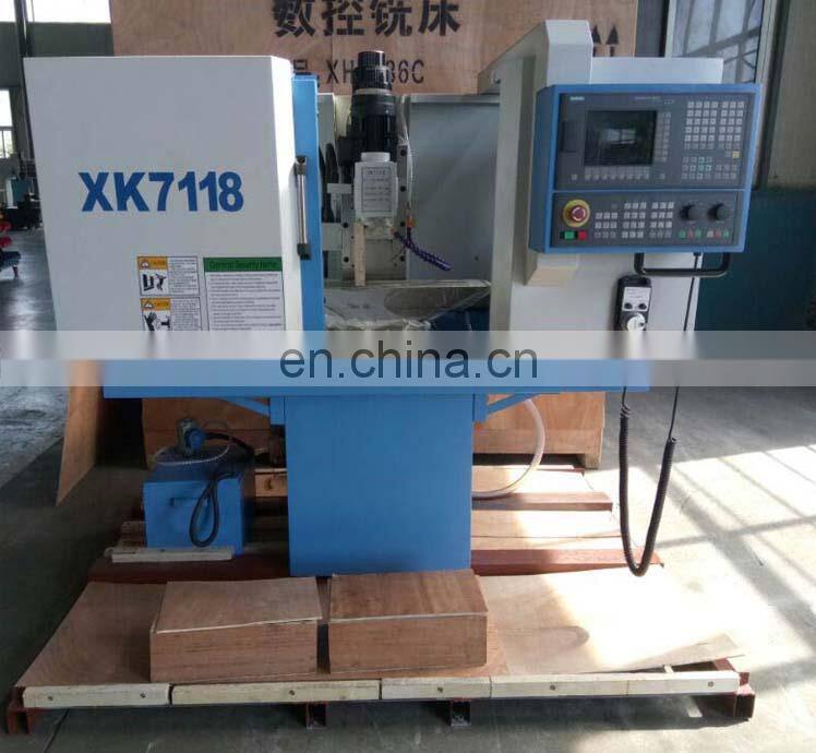XH7118 low cost education mini cnc milling machine for metal