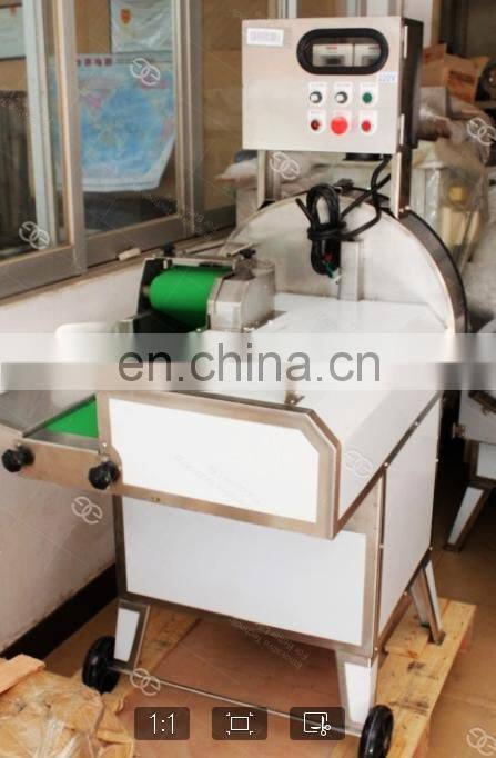 Industrial Electric Vegetable Fruit Kelp Eggplant Potato Chips Slicing Green Bean Chili Cutter Lemon Grass Onion Cutting Machine