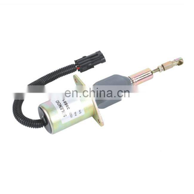 Electrical Engine Shutdown Solenoid 3939019 SA-4889-24 3939018 SA-4889-12 for 24V LH-A017 Engnie R335LC-7