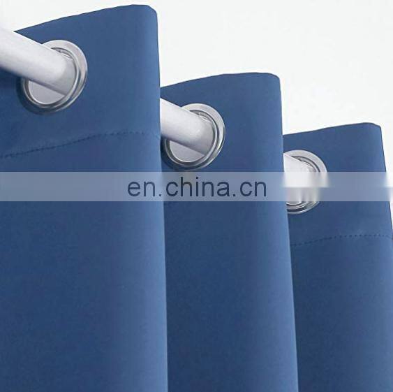 Ready made blackout curtains with magnetic strip hotel blackout curtain fabric