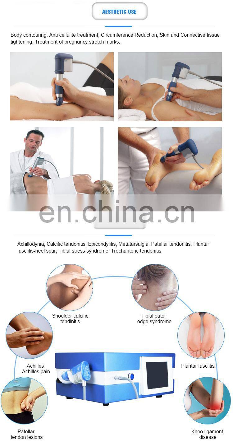 Pain relief shock wave therapy CE approved Extracorporeal shock wave therapy equipment