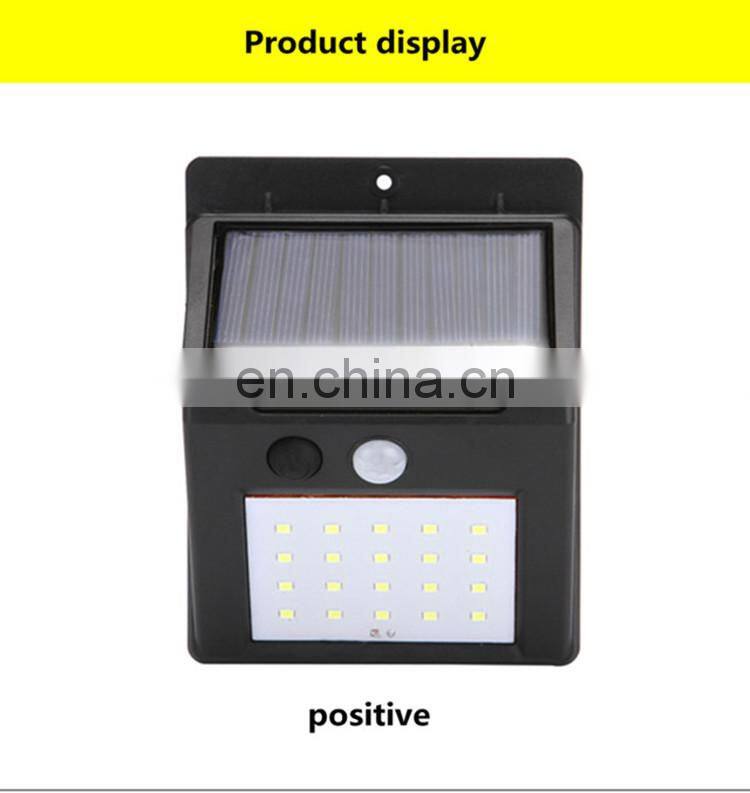 wholesale 30led IP67 Waterproof outdoor Motion Sensor Solar wall Light solar garden lamp