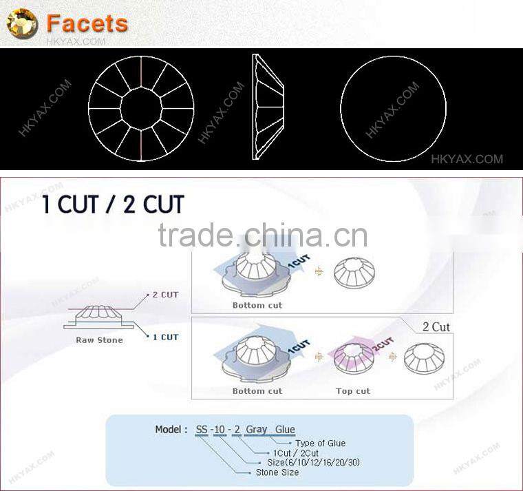 Y1119 Swainstone brand crystal AB hot fix stone;china hotfix stone factory;wholesale shop wedding dress hot fix stone