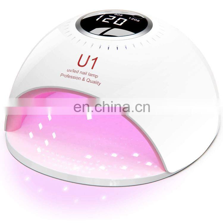 pedicure manicure nail lamp 54W UVLED 54W Nail Dryer UV LED Curing Light Lampara SUN 5 Plus lamp